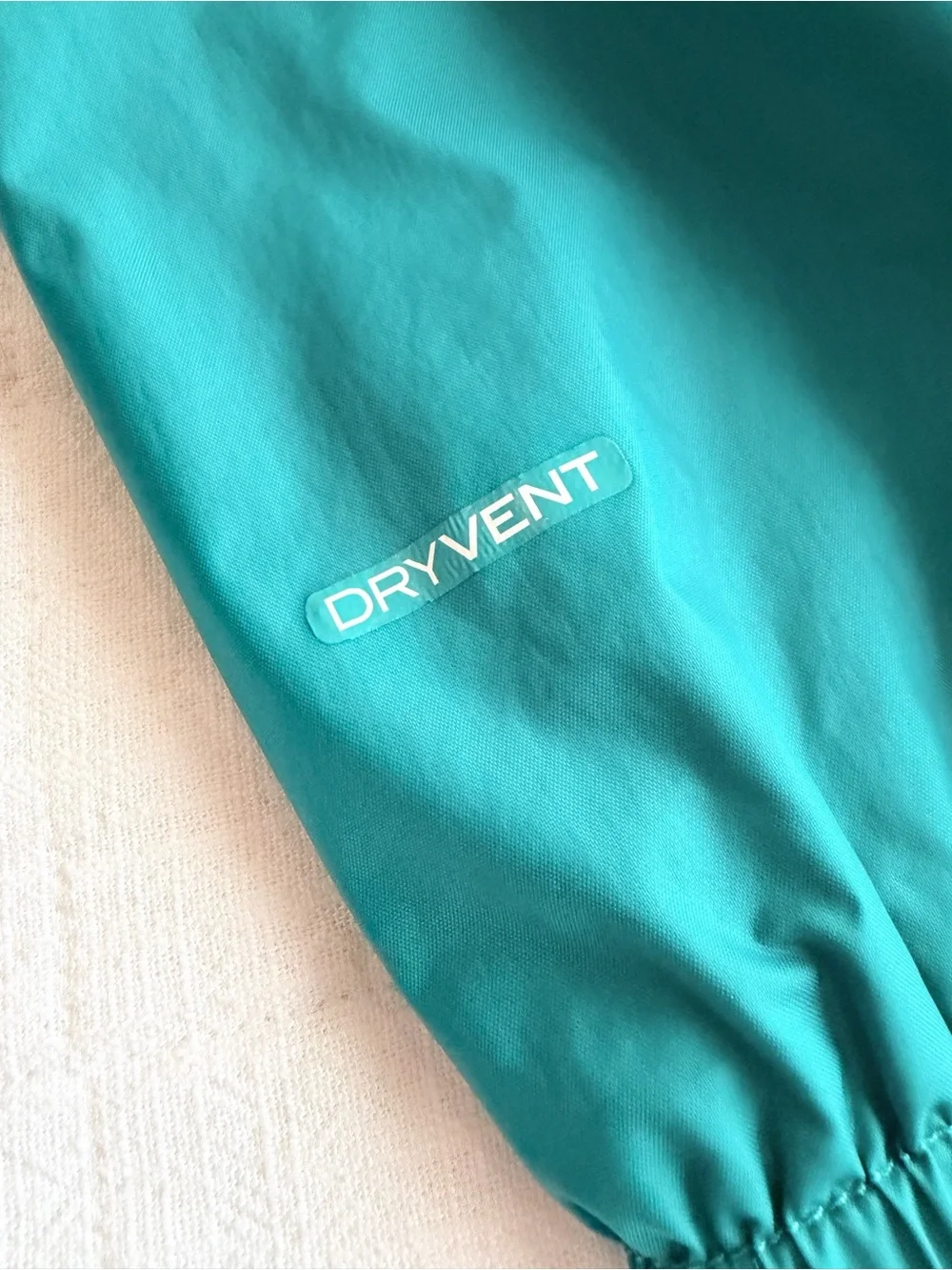 The North Face Kids Girls Teal Dry Vent Raincoat Rain Jacket with Hood M 10/12